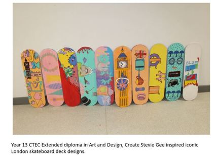 Stevie Gee Inspired Iconic London Skateboard Designs